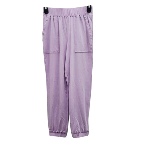 Fabletics Restoreknit Tapered Lounge Pant Sky Purple Heather Soft Jogger NWT XXS - Picture 1 of 7